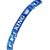 Mens Alloy Blue King Bracelet