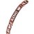 Mens Alloy King Brown Bracelet