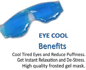 Relaxing Gel Eye Mask Sleeping Cool Pad Suitable for All Family Members (Made In India)
