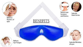 Relaxing Gel Eye Mask with Strap-on  Cooling Relaxation for Tired Eyes