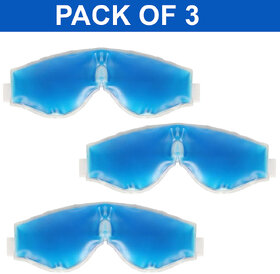 Cooling Gel Relaxing Eye Mask for Dark Circles, Dry Eyes, Cooling Eyes Pain Relief (Pack Of 3 )