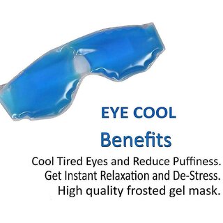Relaxing Gel Eye Mask Sleeping Cool Pad Suitable for All Family Members (Made In India)