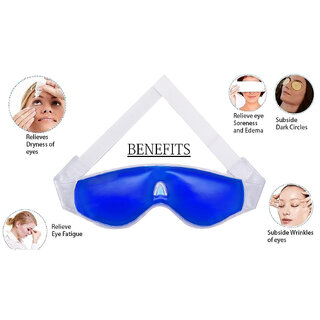 Relaxing Gel Eye Mask with Strap-on  Cooling Relaxation for Tired Eyes