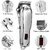 AW Rechargeable Waterproof Professional Beard Mustache Hair Trimmer Hair Clipper Razor Hair Cutting Tool For Men 62