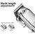 AW Rechargeable Waterproof Professional Beard Mustache Hair Trimmer Hair Clipper Razor Hair Cutting Tool For Men 62