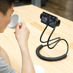 Lazy Bracket Phone Holder Universal Hanging on Neck Rotating Stand on Table Smart Multiple Functions Mobile Phone Mount