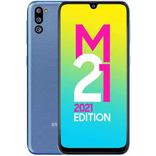Samsung Galaxy M21 2021 Edition (Arctic Blue, 4GB RAM, 64GB Storage) / FHD+ SAMOLED