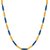 Evershine Italian Blue Gold Titanium Plated Loyal Rice Necklace Chain For M