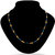 Evershine Italian Blue Gold Titanium Plated Loyal Rice Necklace Chain For M