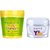 Aryanveda Herbals Haldi Chandan Bleach Cream 250gm & Aryanveda Youth Feel Cream|Softens Skin Tissues, 50ml