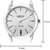 Laurels Men's Matt White  Silver Watch
