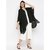 Get Wrapped Black Embellished Kimono for Women