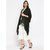 Get Wrapped Black Embellished Kimono for Women