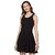 Miss Chase Womens Navy Blue Mini Skater Dress