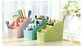 Style UR Home -  4 Sections Plastic Multi-Function Storage Organizer - Set of 3