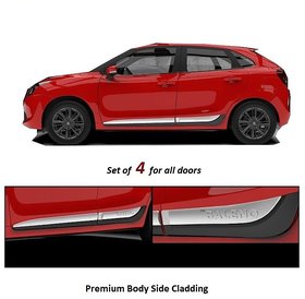 Side Door Cladding/Molding For BALENO Set Of 4, Genuine ABS