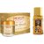 Aryanveda 24 Carat Gold Bleach Cream 450gm And Almond  Olive Hair Oil for All Hair Type 200mL