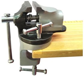 Scorpion-Table Vice Clamp Type Revolving 32 mm (1-1/4 inch) Cast Iron Professional Table Baby Vice