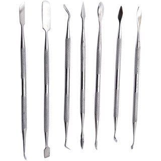 7 Pc Wax Carver/Probes Stainless Steel In Pouch Set For Jewellery Making, Model Making, Crafting, Hobby Work