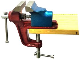 Scorpion Table Vice Clamp Type Fixed Base 50 mm (2 inch) Cast Iron Professional Table Vice Clamp Type