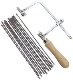 Saw Frame Adjustable Oscar Type 3 inch with Assorted Saw Blades Professional Jewelry Making Kit