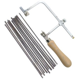 Saw Frame Adjustable Oscar Type 3 inch with Assorted Saw Blades Professional Jewelry Making Kit