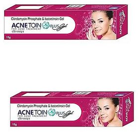 AcneToin Plus Gel For Acne ( Pack of 2 pcs.) 15 gm each