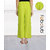 Fabclub Women's Heavy Rayon Solid Plain Free Size Palazzo (Lime Green)