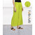 Fabclub Women's Heavy Rayon Solid Plain Free Size Palazzo (Lime Green)