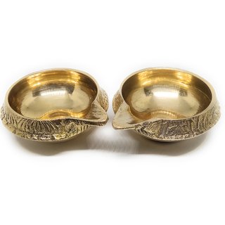 Set Of 2 Ashtadhatu Kuber Diyas To Increase Wealth  Prosperity And To Remove Negativity From Your Home