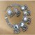 SGM Afghani Oxidised German Silver Jewellery Stylish Antique Designer Mirror Choker Necklace Set(SGM-020)