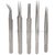 5Pcs Set Maintenance Industrial Steel Stainless Anti-Static Tweezers Tweezer Style 2-4-7-MM-SS
