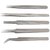 5Pcs Set Maintenance Industrial Steel Stainless Anti-Static Tweezers Tweezer Style 2-4-7-MM-SS