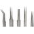 5Pcs Set Maintenance Industrial Steel Stainless Anti-Static Tweezers Tweezer Style 2-4-7-MM-SS