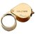 Scorpion Jewelers Eye Loupe Magnifying 10x 21mm Triplet Type Golden  Eye Glass Magnifier - Magnifying Glass