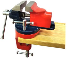 Scorpion Table Vice Clamp Type Revolving 50 mm (2 inch) Cast Iron Professional Table Baby Vice Clamp Type