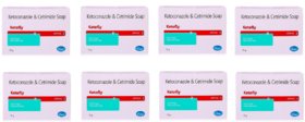 Ketofly antiseptic antifungal soap (Pack of 8 pcs.) 75gm each