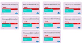 Ketofly antiseptic antifungal soap (Pack of 10 pcs.) 75gm each