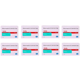 Ketofly antiseptic antifungal soap (Pack of 8 pcs.) 75gm each