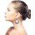 SGM Fashion Mirror Afghan Earrings For Girls and Women -Silver (SGE-023)