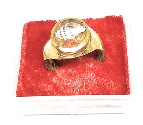Ashtadhatu Trishakti Rudraksha , Shankh Jadit Ring For Increase Your Health , Wealth  Prosperity