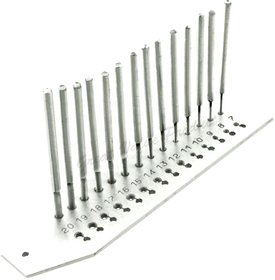 Micro Tap  Die Set 0.7mm to 2.0mm Mini Tap  Die Set 14 pcs Jewellery Tools