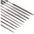 Scorpion 10Pcs Needle File Set Size 4x160cm Files for Metal Glass Stone Jewelry Wood Carving Craft Tool