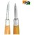 2 pc Burnisher Curved  Straight Bezel Setting Stone Set Tool 2  inch (63mm) for Smoothing Metals or Bezel Setting