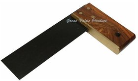 Scorpion 3 Hardwood Try Set Square - Woodworking Carpenter Wood ToolCarpenter Try Square Single Brass 3