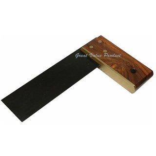Scorpion 3 Hardwood Try Set Square - Woodworking Carpenter Wood ToolCarpenter Try Square Single Brass 3