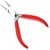 Beads Stainless Steel Slim Line Easy Hold Round Nose Jeweler Pliers 4 Inch