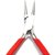 Beads Stainless Steel Slim Line Easy Hold Round Nose Jeweler Pliers 4 Inch