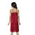 Nivcy Women Satin Nighty (Maroon)