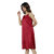 Nivcy Women Satin Nighty (Maroon)